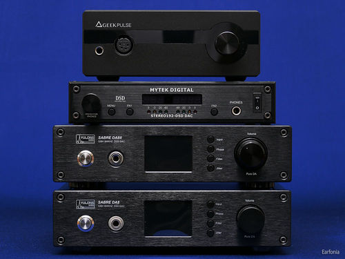 ЦАПы Yulong DA8, DA8II, Mytek 192DSD, Geek Xfi
