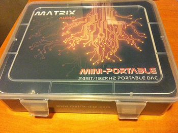Matrix Mini-Portable. Упаковка.